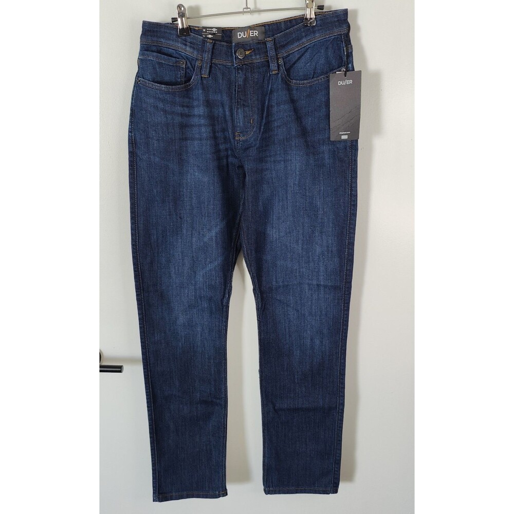 Duer DU/ER Jeans Performance Denim Relaxed Taper 30x32 (Tag 31x32) New $129